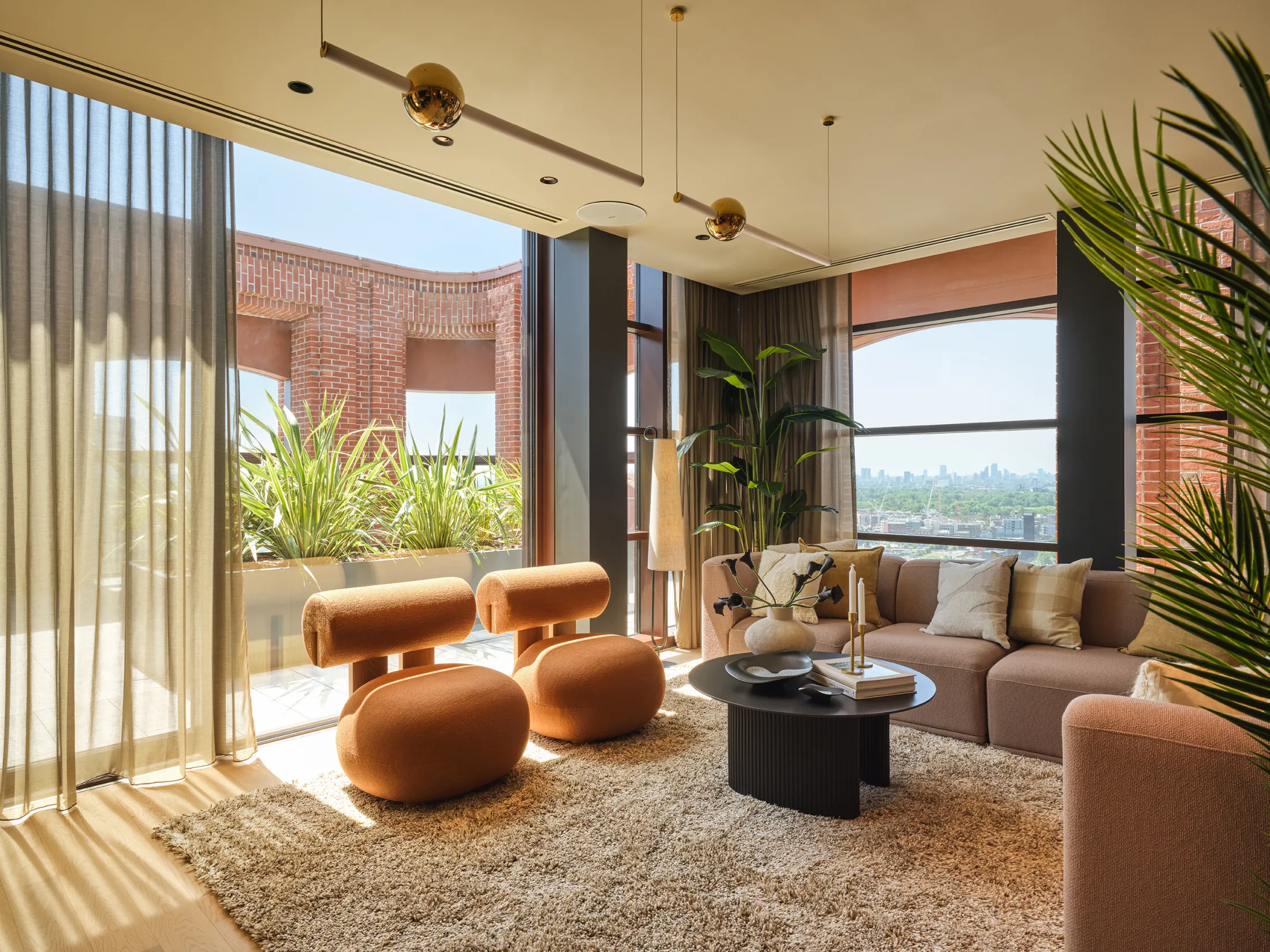 Lounge areas