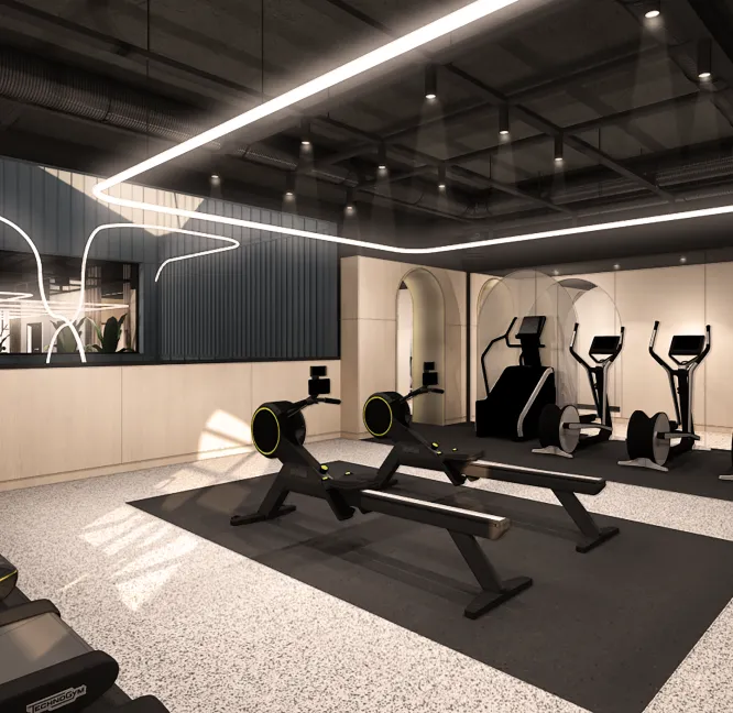 Gym & yoga studio